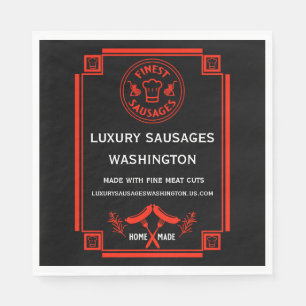 Sausage makers napkin