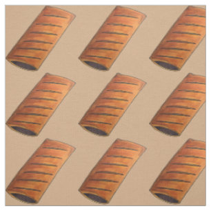 Sausage Roll British Savoury Pastry Snack Food UK Fabric