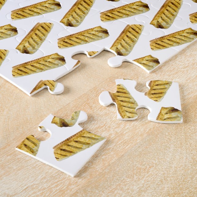 Sausage Roll Polka Dot Pattern Jigsaw Puzzle (Side)