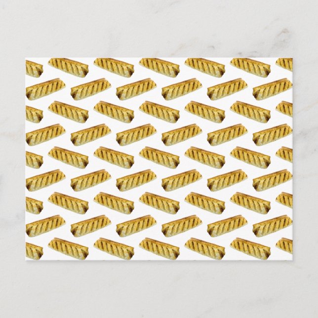 Sausage Roll Polka Dot Pattern Postcard (Front)