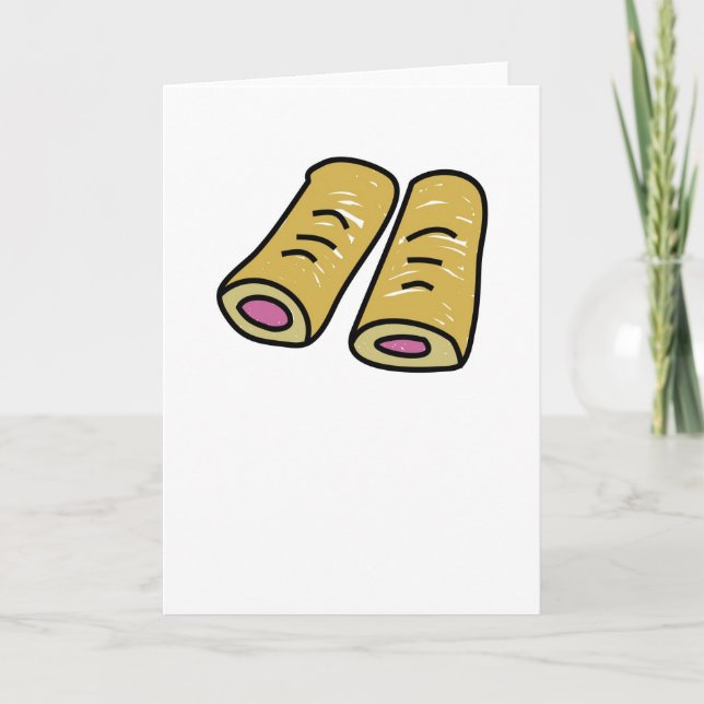 Sausage Rolls Card (Front)