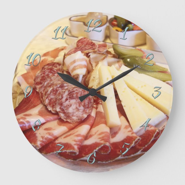 Sausage shop large clock (Front)