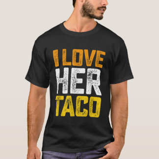 Sausage Taco Matching Couple Costumes Halloween Fu T-Shirt