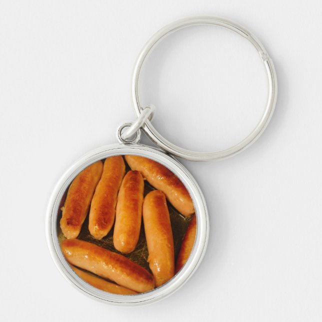 Sausages Keyring/Keychain Keychain (Front)