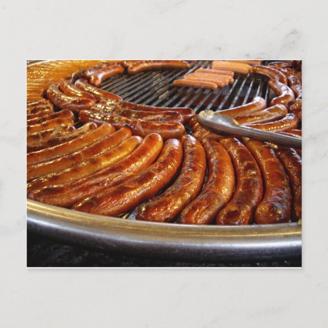 Sausages Postcard (Front)