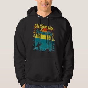 Sausalito California Beach Retro Vintage Sunset Su Hoodie