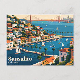 Sausalito California Postcard