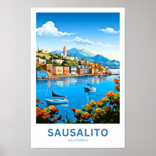 Sausalito California Travel Print