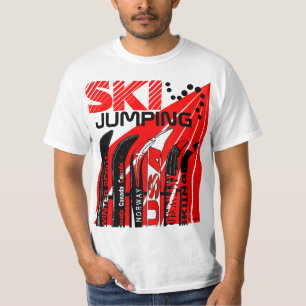 Saut à ski Hiver Sport Snowblade T-shirt