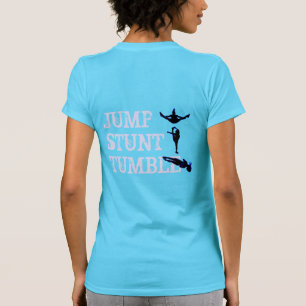 Saut d'acclamation, cascade, T-shirt de
