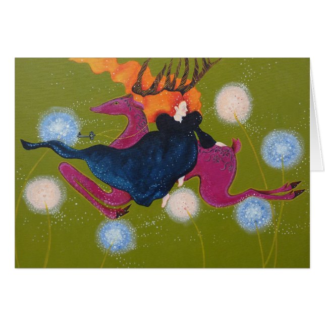 Saut des cerfs communs (Devant horizontal)