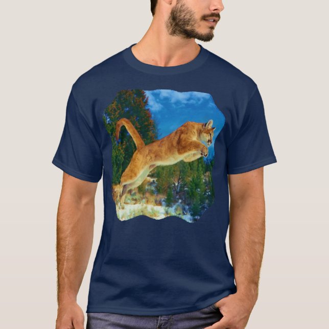 Sautant le T-shirt de puma (puma) (Devant)