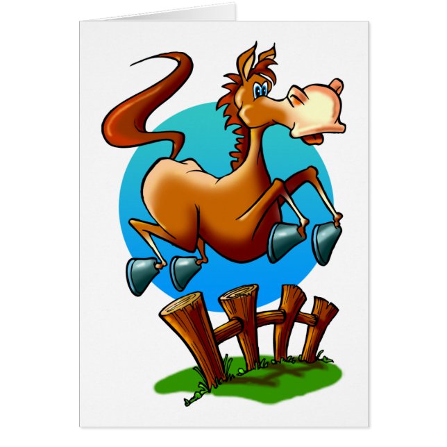 Sauter de poney de bande dessinée (Devant)
