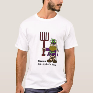 Sauterelle sur le T-shirt de casquette de St Urho
