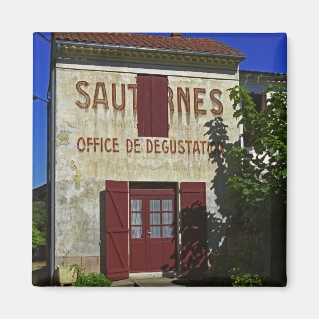 Sauternes Office de Degustation (Wine Tasting Magnet (Front)