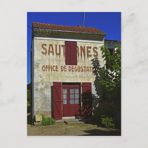 Sauternes Office de Degustation (Wine Tasting Postcard