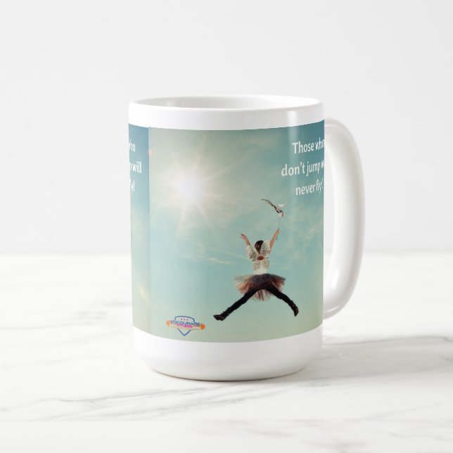 "Sautez" la tasse de café inspirée (Devant droit)