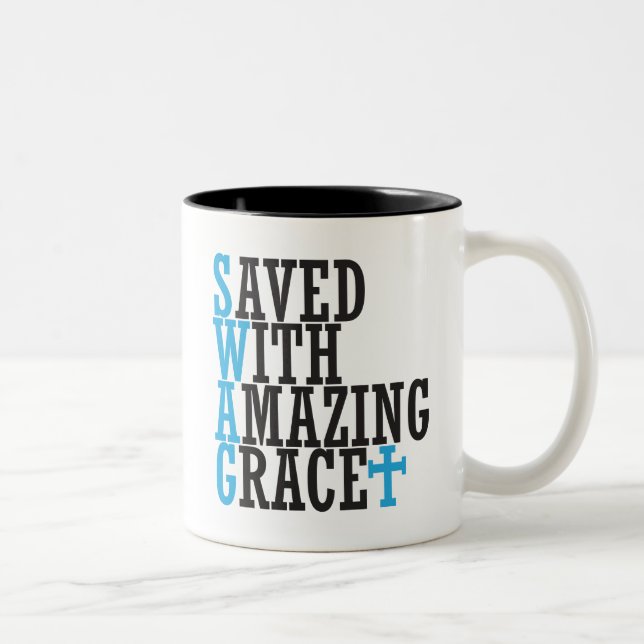 Sauvé Avec Extraordinaire Grace SWAG Chrisitan Mug (Droit)