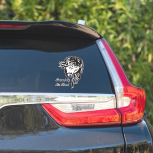 Sauvé par le sang Jésus Couronne d'épines Sticker