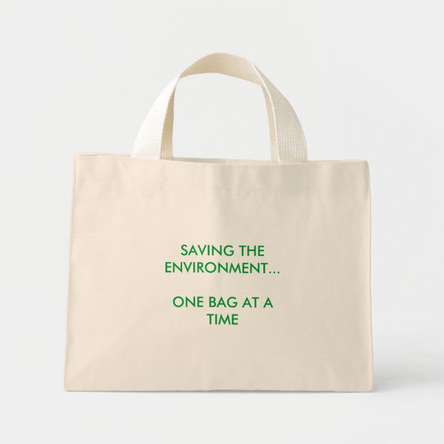 SAUVER L'ENVIRONNEMENT...UN SAC À LA FOIS (Devant)
