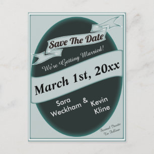 Sauvez la carte postale de date
