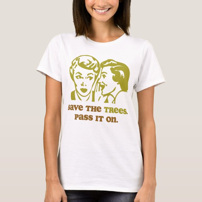Sauvez le bébé de dames d'arbres - T-shirt de (Devant)
