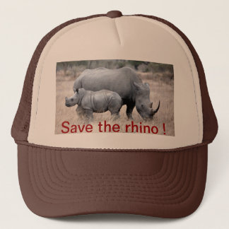 Sauvez le casquette de rhinocéros