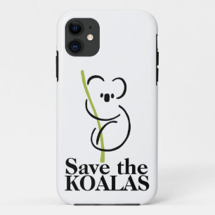 Sauvez le coque iphone Koalas
