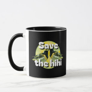 Sauvez le hihi - nz en danger hihi stitchbird mug