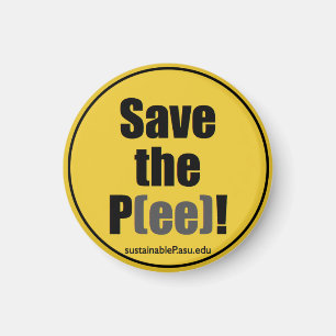 Sauvez le P (EE) ! aimant de réfrigérateur