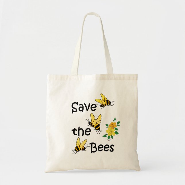 Sauvez le Sac fourre-tout des abeilles (Devant)