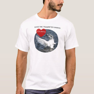 Sauvez le T-shirt de cygnes