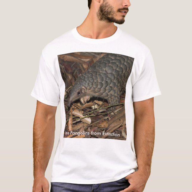 Sauvez les Pangolins du T-shirt d'extinction (Devant)