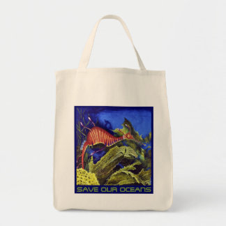 SAUVEZ NOTRE sac d'épicerie d'OCÉANS