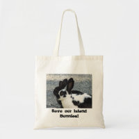 Sauvez notre sac fourre-tout à lapins d'île