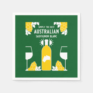 Sauvignon Blanc Wine Drinker Napkin