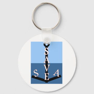 sauvons la mer keychain