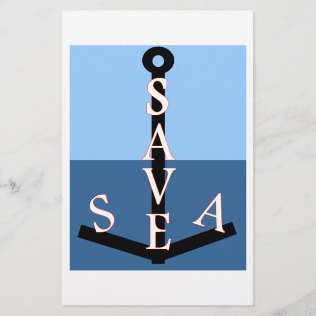 sauvons la mer stationery (Front)