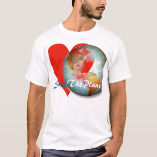 Sauvons la planète t-shirt coloré