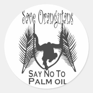 Sauvons les Orangutans disent non aux Stickers à l