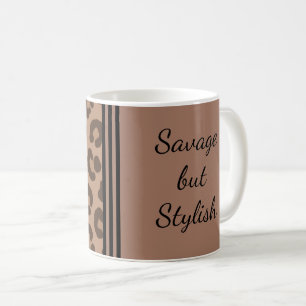 Savage but Stylish Leopard Print  Coffee Mug