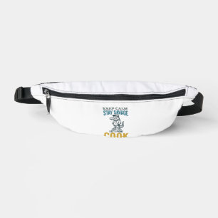 Savage Cook Alligator Vintage Engraving Graphic_1 Fanny Pack