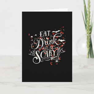 Savage Halloween Spooky Aesthetic Card
