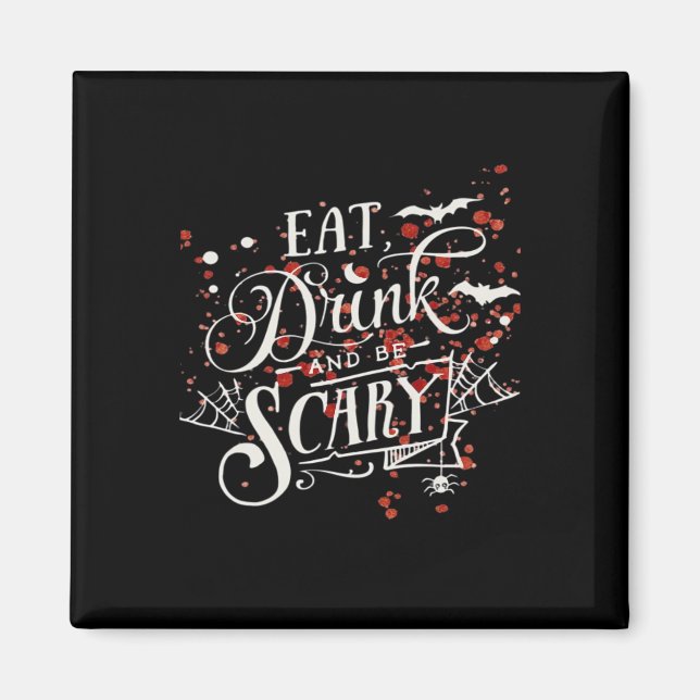 Savage Halloween Spooky Aesthetic Magnet (Front)