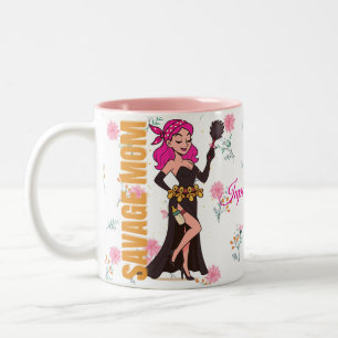 Savage Mom Funny Mug – Sassy Mother’s Day Gift