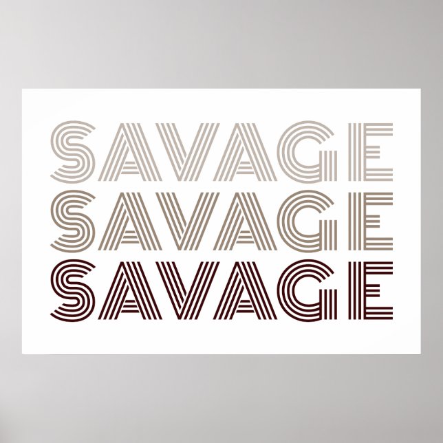 Savage Poster (Front)