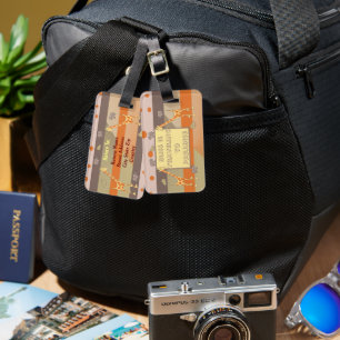 Savage Safari Bliss is Travelling Luggage Tag
