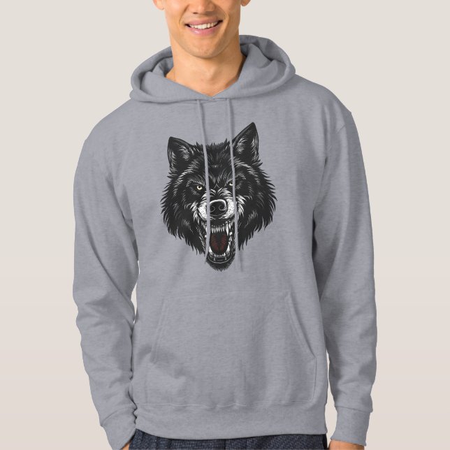 Savage Spirit Wolf Tee – Unleash the Wild Within (Front)