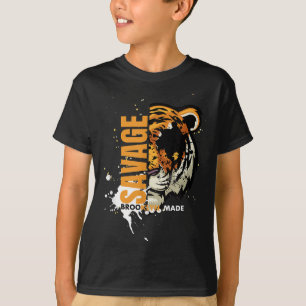 Savage Tiger,brooklyn Made, Graphic Tees Tiger, Mo