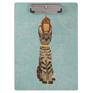 SAVANAH CAT & OWL CLIPBOARD